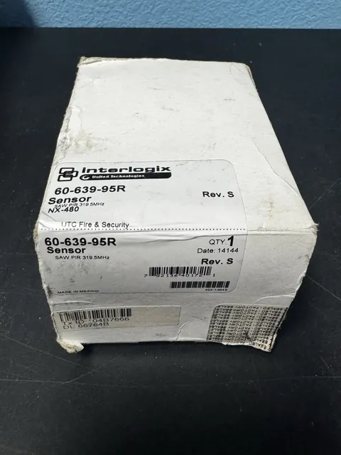 Interlogix 60-639-95R Sensor NX-480 NSAW PIR 319 5MHz (New /open Box)