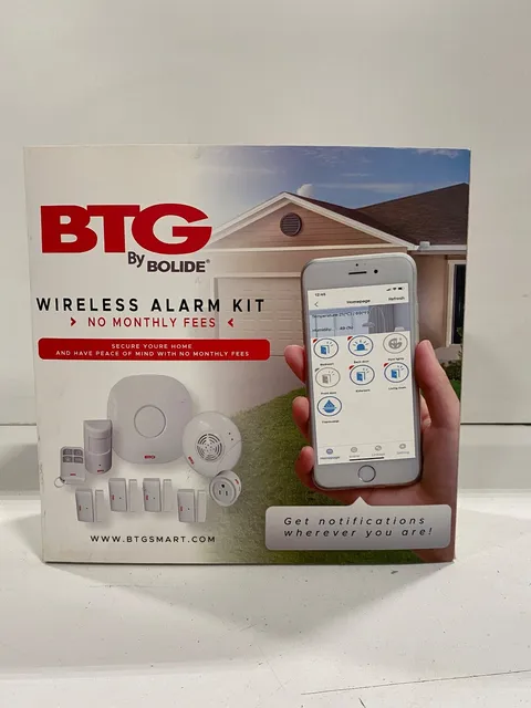 BTG-AK By Bolide 9 Piece Wireless Alarm Home Security Kit