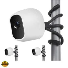 2 Pack Flexible Tripod Compatible with Arlo Pro 4/Pro 2/Pro,Arlo Ultra,Arlo B...
