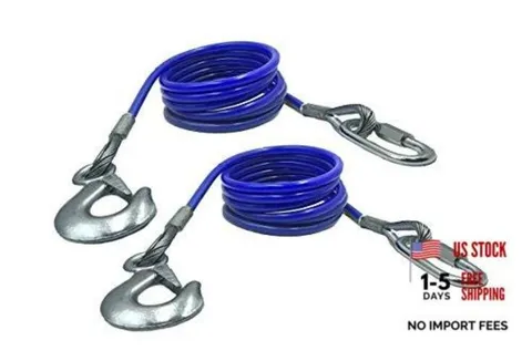 Trailer Safety Chains Cables 68 inch for Towing Bar，12000 Lbs Loading one