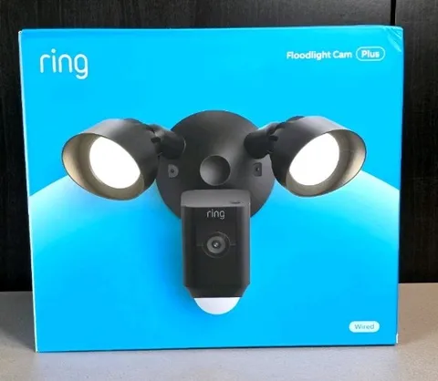 Ring Floodlight Cam Plus Wired -Black, Hardwired, 2.4GHz WiFi, New & Sealed