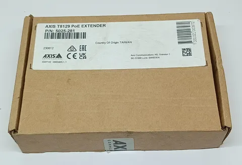 NEW Axis 5025-281 T8129 Indoor PoE Extender, White (FREE SHIPPING)