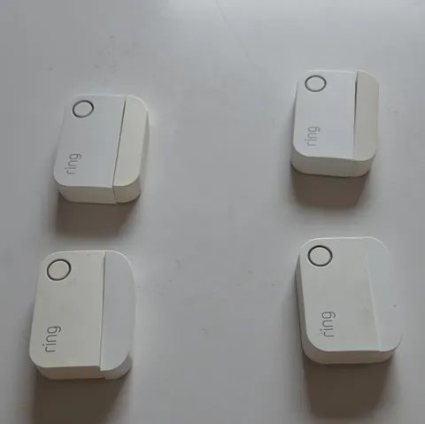 SET OF 4 Ring Z-Wave Door/Window Contact Sensor 5AT3S2 4SD1SZ-0EN0 White