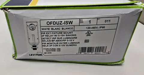 [Leviton OFDUZ-ISW] External Mount Sensor for Use with High Bay Dimming Loads
