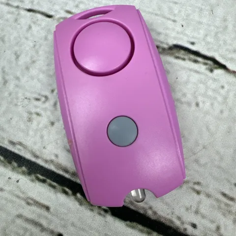 Streetwise Security Panic Alarm Pink LED Light Keys Clip Personal Safety New