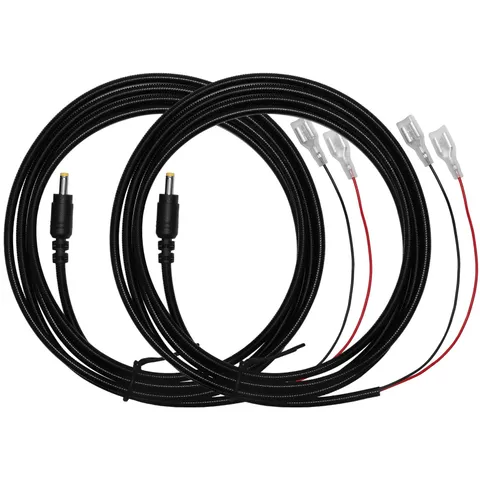 2 Pcs 4.0x1.7mm DC Plug Durable Chew-Resistant Power Cable for Trail Camera,C...