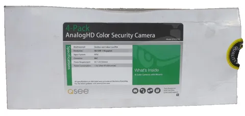 Qsee 4 Pack AnalogHD Color Security Cameras QTH7211B