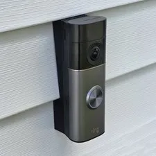 No Drill Vinyl Siding Mount Bracket Ring Battery Doorbell Pro (newest model) 4K
