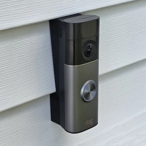 No Drill Vinyl Siding Mount Bracket Ring Battery Doorbell Pro (newest model) 4K