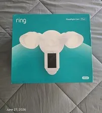 Ring Floodlight Cam Plus Hardwired Security Camera White Brand New Sealed