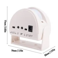 Wireless Infrared Doorbell Compact Motion Sensor Alarm For Indoor Use Excellent