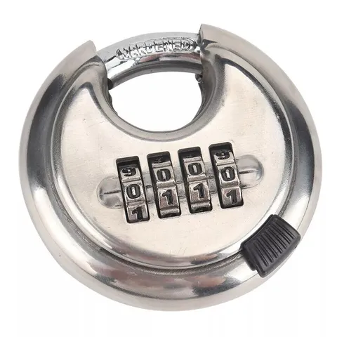 Padlock Combination Long / Short Shackle 4 Digit Lock Locker Gym Bag Travel Case