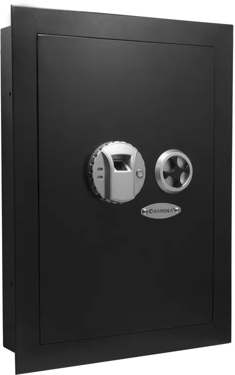 Barska Wall Safe, One Size, Black
