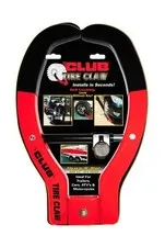 Winner International The Club 491 Tire Claw XL Security Device, red black