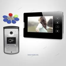 7" Video Door Entry Call System with Intra-monitor Audio Intercom for Apartment