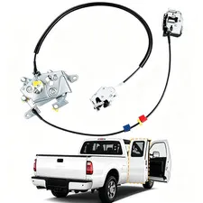 Rear Right Passenger Side Extended Cab Door Lock Latch with Cable Compatible wit