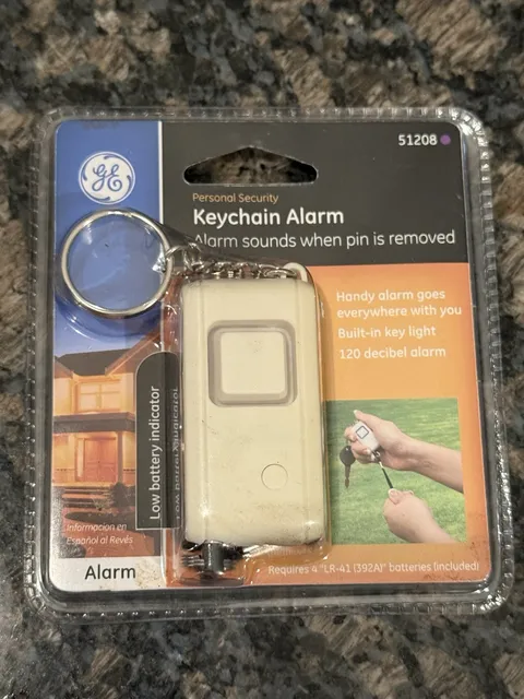Keychain Alarm Personal Security Brand New SEALED General Electric GE
