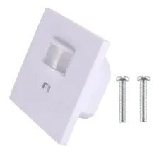 AC100-240V PIR Motion Sensor Switch for LED Lights Auto On/Off 140° Detection