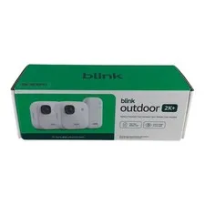 Blink Outdoor 2K+ Wireless Battery Security Cameras 2 Pack Sync Module  RRP $219
