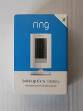 NEW/SEALED! / Ring Stick Up Cam Battery Wireless Outdoor/Indoor Camera White