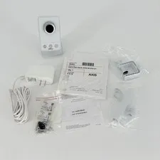 Axis M1054 Network Camera Security IP Camera w/ Power Adapter Mount Kit