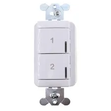 SENSOR SWITCH NPODM-2S-WH NLIGHT WALLPOD PUSH-BUTTON SCENE CONTROL, WHITE