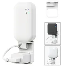 Outlet Wall Mount for All Blink Sync Module, with Short Cables, 1 Pack