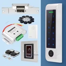 Access Control System For Door Entry With Battery& Remote controller&  NC Lock