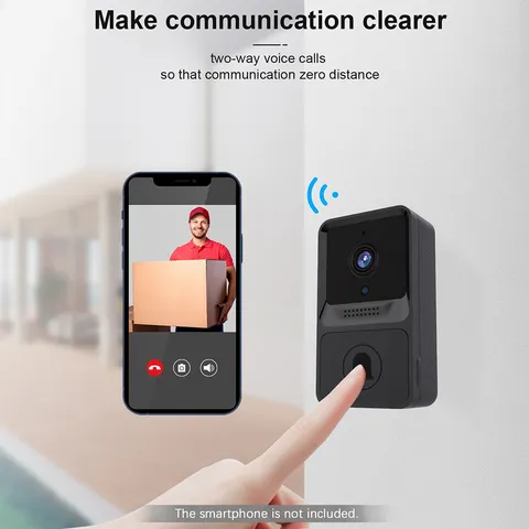 1080P High Resolution Visual Smart Security Doorbell Camera Wireless Video MRJO