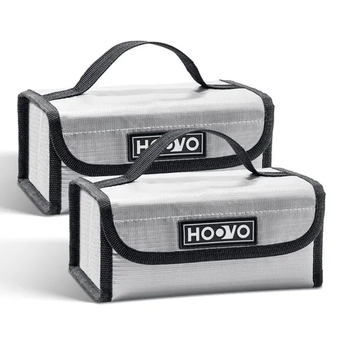 2 PCS Lipo Battery Bag Fireproof Explosionproof Storage Protector Guard