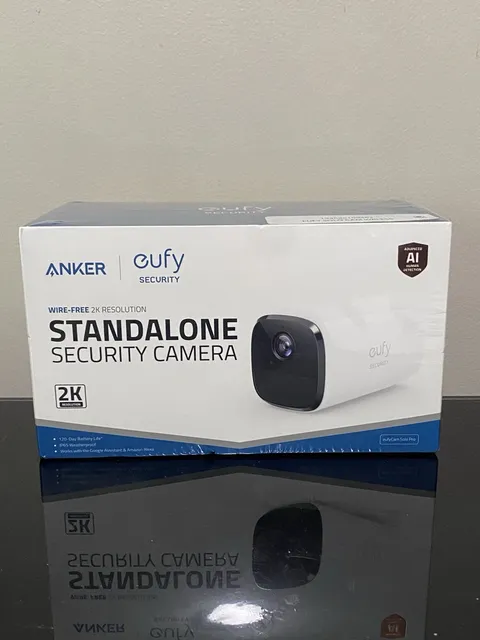 NEW Anker Eufy Stand Alone Security Camera 2K Resolution Wire Free