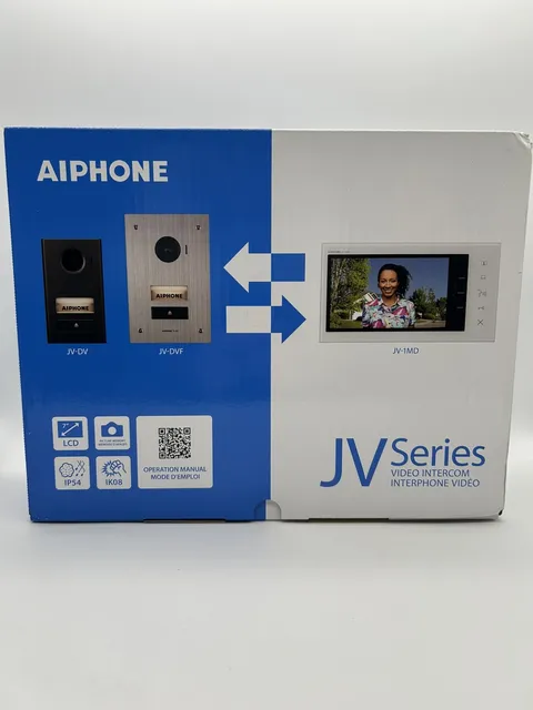 Aiphone JVS-1V Box Set with Master Station New Open Box