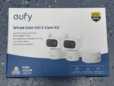 eufy Indoor Outdoor Security Cameras C31 - 2-Pack - New in Box