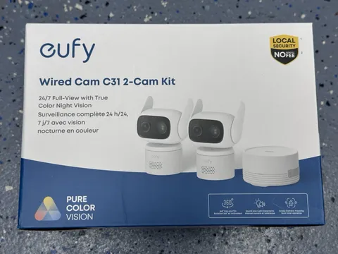eufy Indoor Outdoor Security Cameras C31 - 2-Pack - New in Box