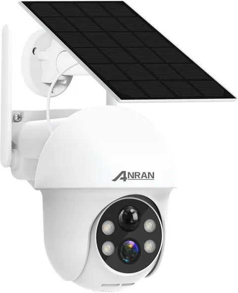 Security Camera Wireless Outdoor, 2K Solar Outdoor Camera with 360° View, Smart