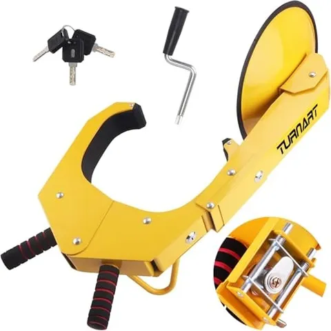  Universal Wheel Lock Anti Theft for Cars SUV Camper Trailer, 3 wheel lock