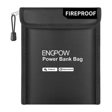 ENGPOW Fireproof Electronic Organizer Travel Safe Bag Power Bank Case