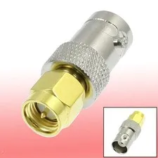 SMA J to BNC Female Connector Coaxial Coax Cable Adapter Converter