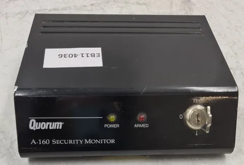 Quorum A-160 Security Monitor - Used Untested Cosmetic Wear