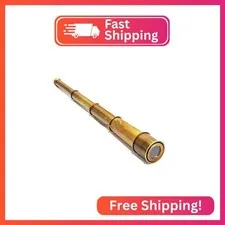 Nautical Brown Antique Spyglass Telescope 18" Handmade Collectibles Victorian Te