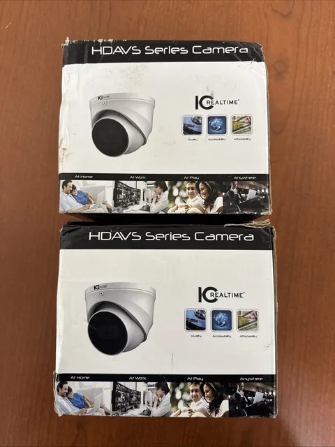Lot Of 2 IC Realtime Cameras, ICR200HW-M