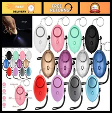 12 Pack 140DB Personal Safety Alarm Keychain with LED Lights - Emergency Alert f