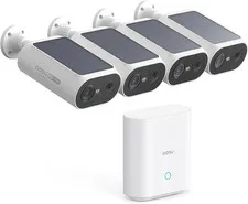 Solar Security Cameras Wireless Outdoor, 2Mins DIY Installation, No Subscription