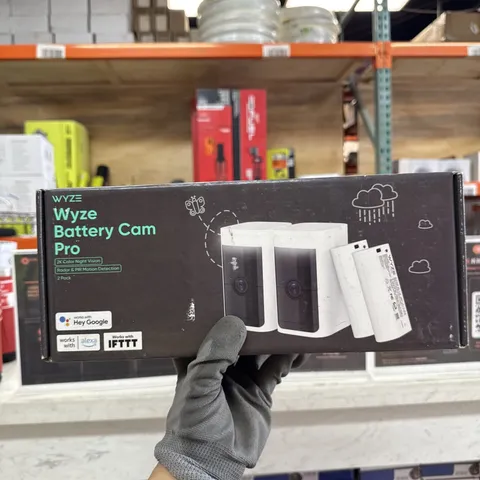 Wyze Battery Cam Pro 2-Pack, Wireless Indoor/Outdoor Home Security Camera