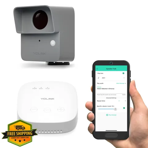 YoLink Outdoor Motion Sensor Starter Kit IPR 1-Pack