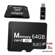 64GB Micro SD Card 1-Pack with USB 3.0 Reader & SD Adapter, Budget 1-Pack TF