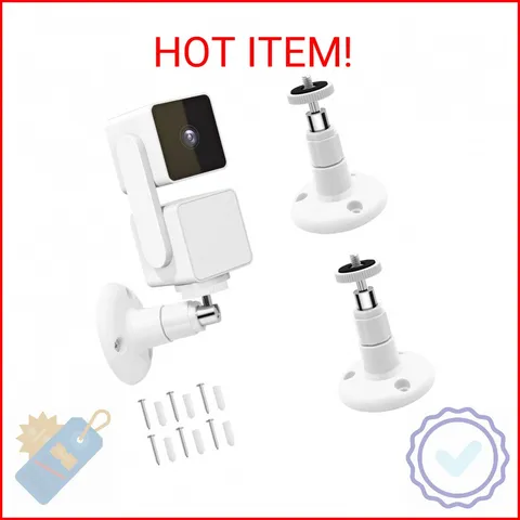 Highmoutain 2 Pack Wall Mount Compatible with Wyze Cam Pan V3, Indoor and Outdoo