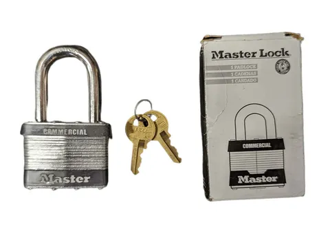 2-PACK Master Lock 2 In. Laminated Steel Padlock KEYED ALIKE 5KALF