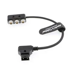 1 to 3 Mini Power Splitter Cable D tap Movi AUX Port to 3 2 Pin Female for AR...