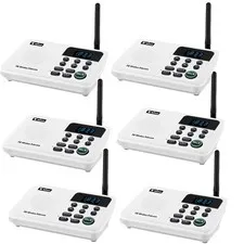 22Channel Call ALL 1Mile Wireless Intercoms System for Home Offices Room 6Units